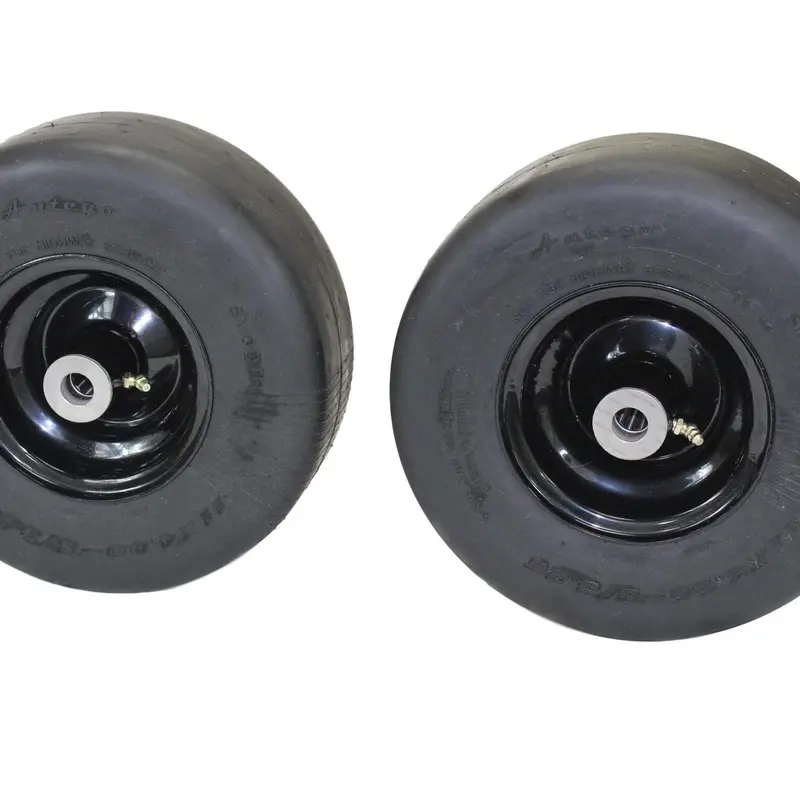 11X4.00-5 Flat-Proof Semi-Pneumatic Tire Assemblies – Smooth Tread, Two-Count Pack 1