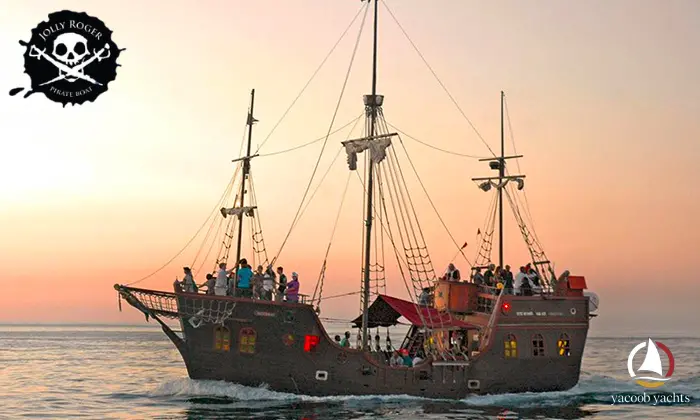 90-Minute Sunset Bay Cruise For Two – Romantic Evening Voyage On Jolly Roger Pirate Ship 1