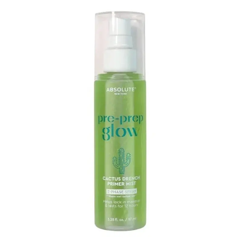 Absolute New York Cactus Drench Hydrating Primer Mist – Refreshing Pre-Makeup Boost (3.28 Oz / 97 Ml) 1
