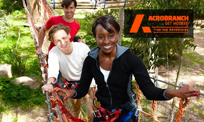 Acrobranch Adventure Park Entry: Green Course Access For Two Or Four At Monkey Moves 1
