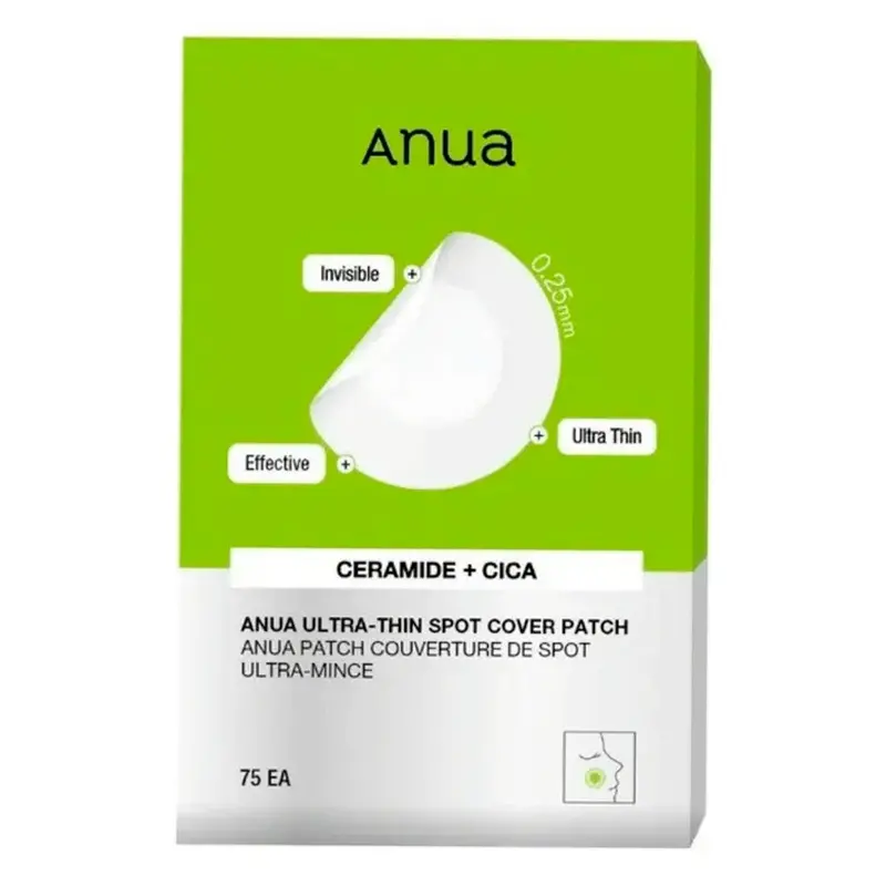 Anua Ultra-Thin Acne Spot Cover Patches – Discreet Blemish Protection (75 Count) 1