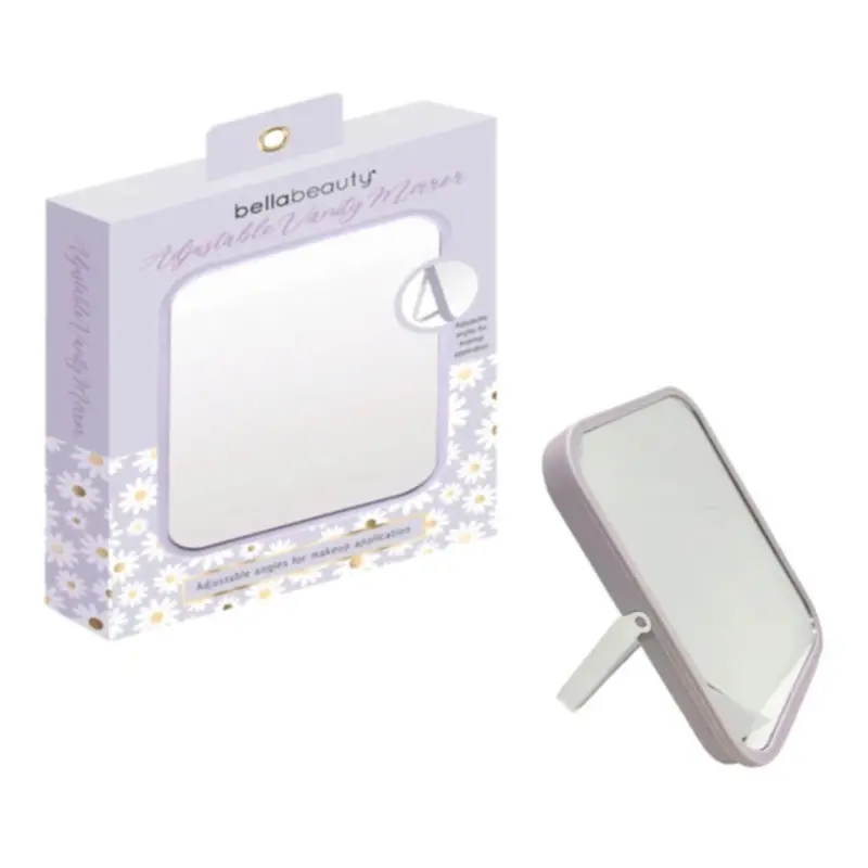 Bella Beauty Lilac Gray Multifunctional Vanity Mirror With Led Lighting 1