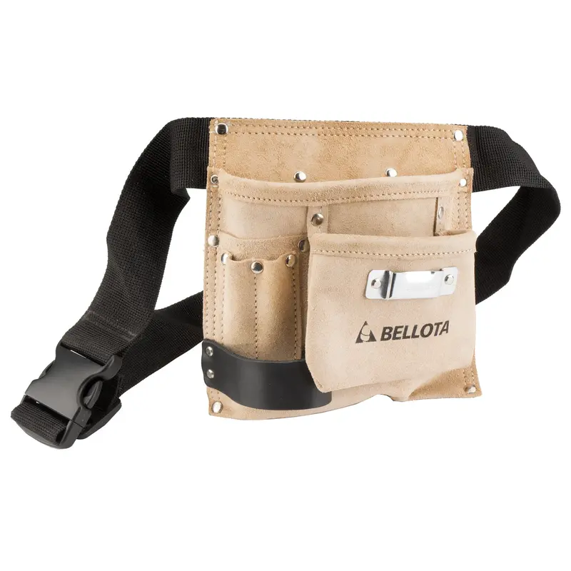 Bellota Leather Tool Belt – 3-Pocket Design For Tradespeople 1