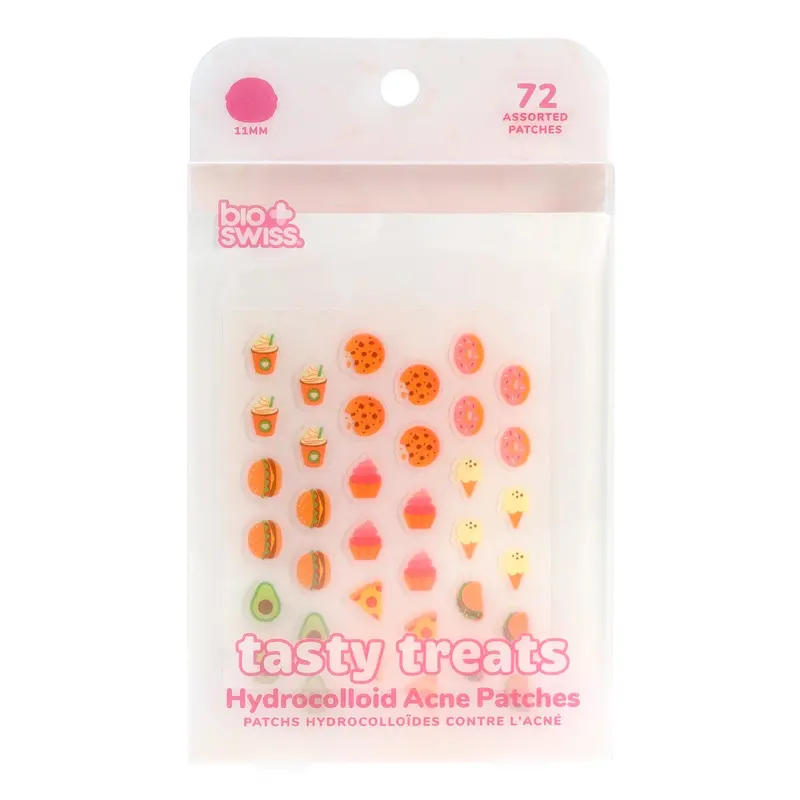 Bio Swiss Fruit-Themed Hydrocolloid Pimple Patches (72 Count) 1