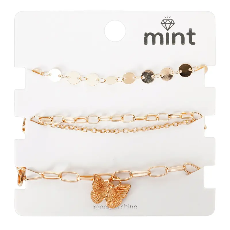 Butterfly Chain Bracelet – Lightweight Multi-Strand Adjustable Wristband 1
