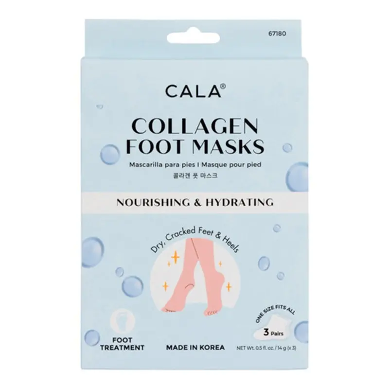 Cala Hydrating Foot Masks – Set Of 3 Moisturizing Treatments 1