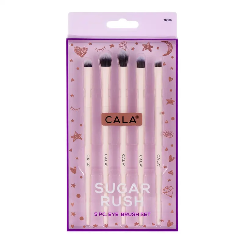 Cala Sugar Rush Eye Brush Collection – 5-Piece Professional Makeup Brush Set 1