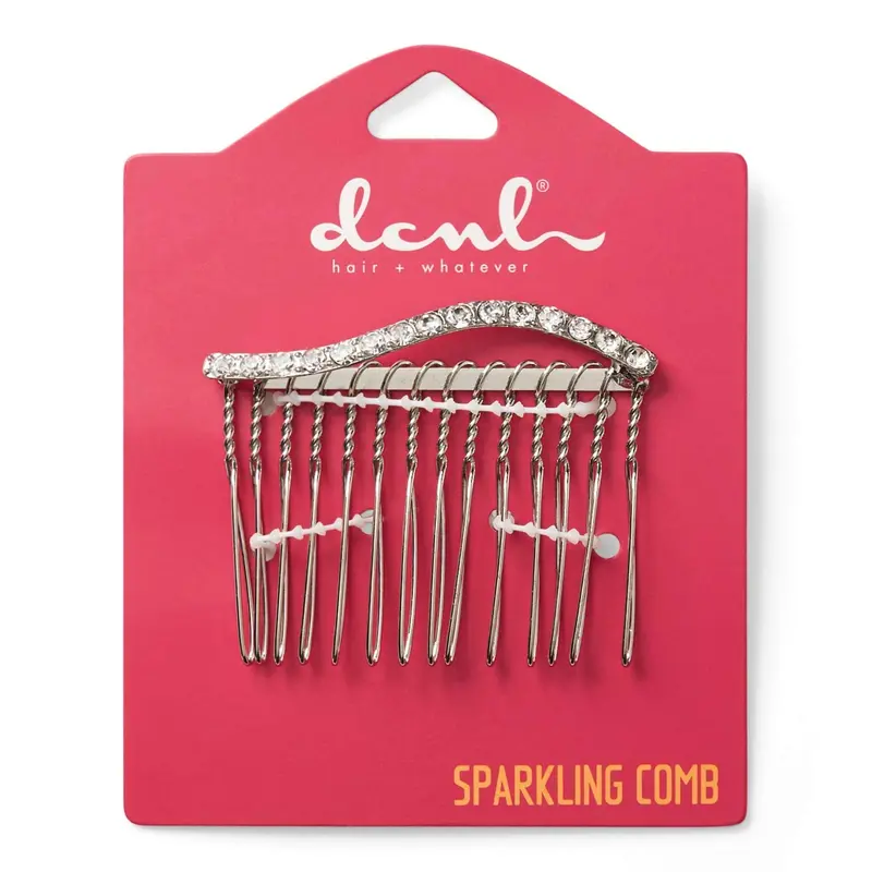 Dcnl Sparkling Hair Comb Pin – Decorative Statement Hair Accessory 1