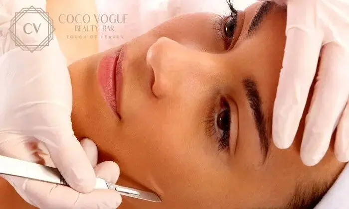 Dermaplaning And Facial Peel Treatment With Optional Pedicure At Coco Vogue Eco Beauty Emporium 1