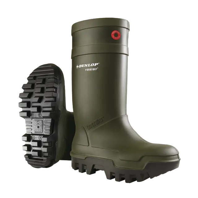 Dunlop Purofort Thermo+ Safety Boot – S5 Ci Cr Src Rated, -50°C Cold Resistance, Green 1