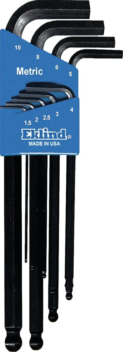 Eklind Ball/Hex/L Long Arm Wrench Set – 13609 Model 1