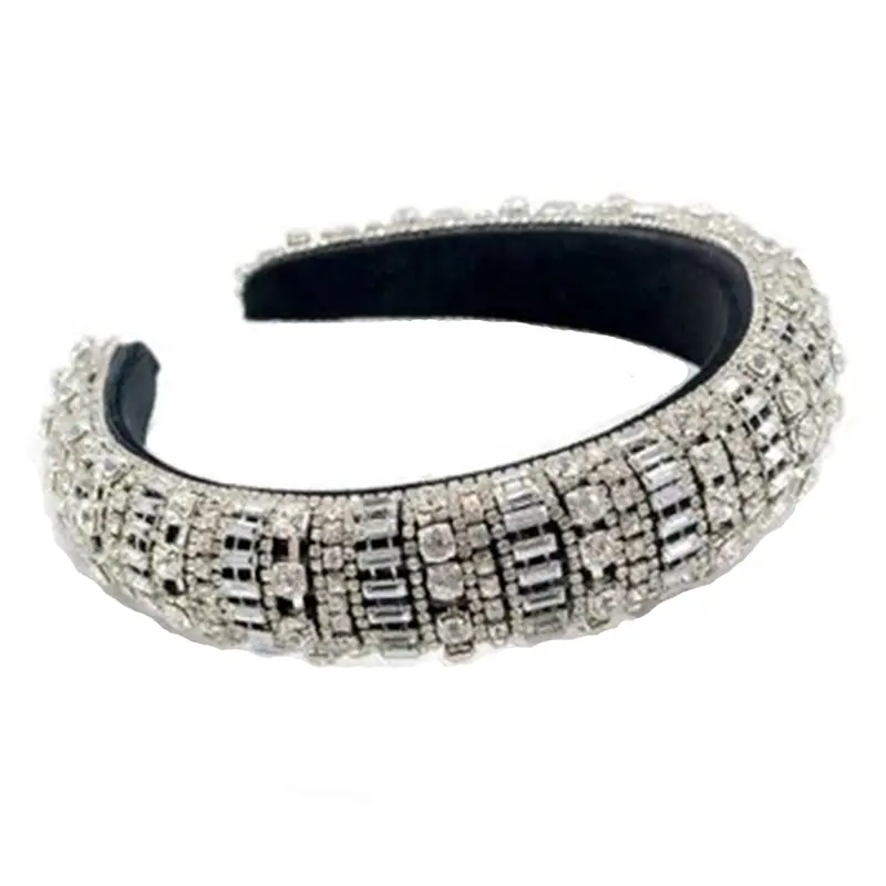 Fashion Rhinestone-Padded Headband For Everyday Wear 1