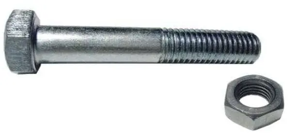 Gfd Din 931 Zinc-Plated Hex Bolt – Property Class 6.8, Partially Threaded Shaft 1