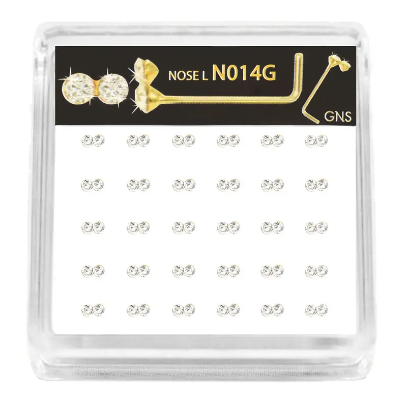 Gns Nose L-Shaped Straightening Strips – Two-Stone Style, 30 Count 1