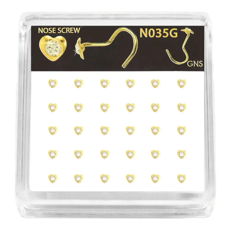 Gns Nose Round Shaping Strips – Heart Shape, 30 Count 1