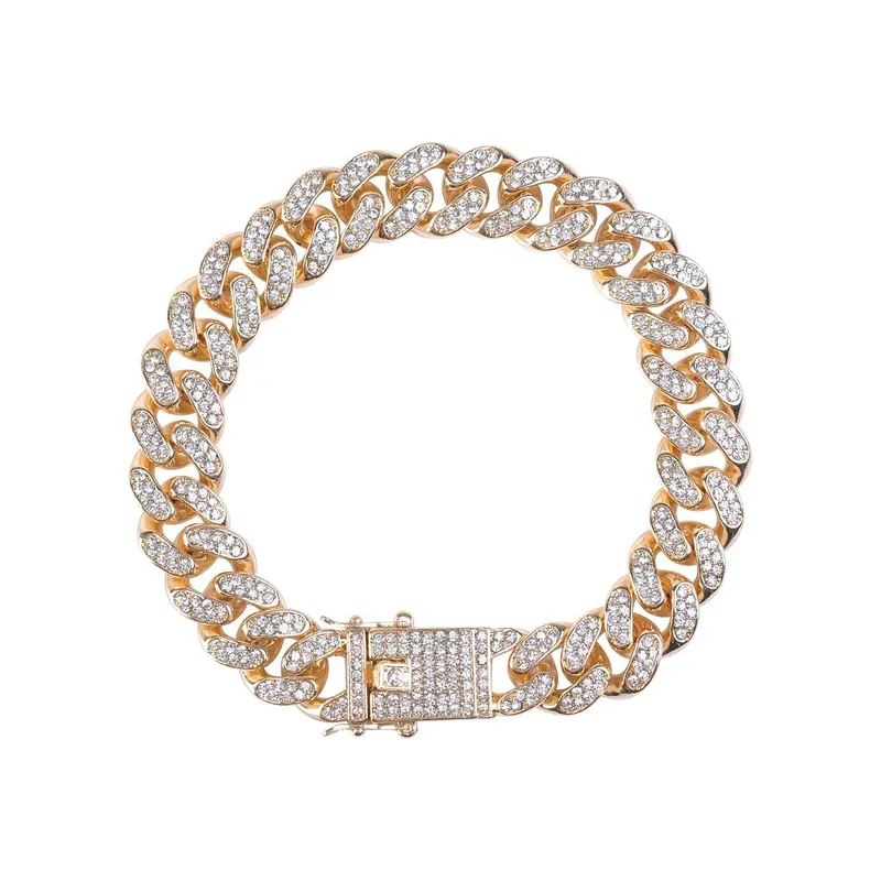 Gold Cuban Link Bracelet – 13 Mm Wide Premium Finish Chain 1