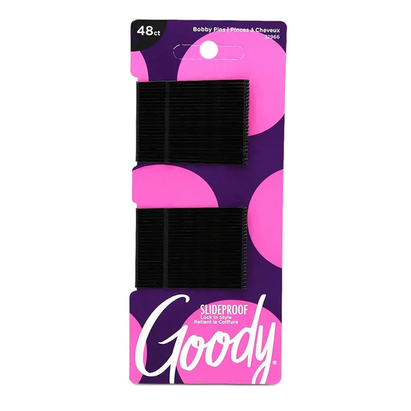 Goody Slide-Proof Bobby Pins – 48 Count 1