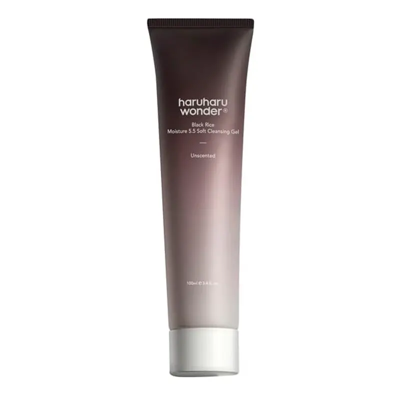 Haruharu Wonder Black Rice Soft Cleansing Gel – Ph-Balanced, 3.4 Oz (100 Ml) 1