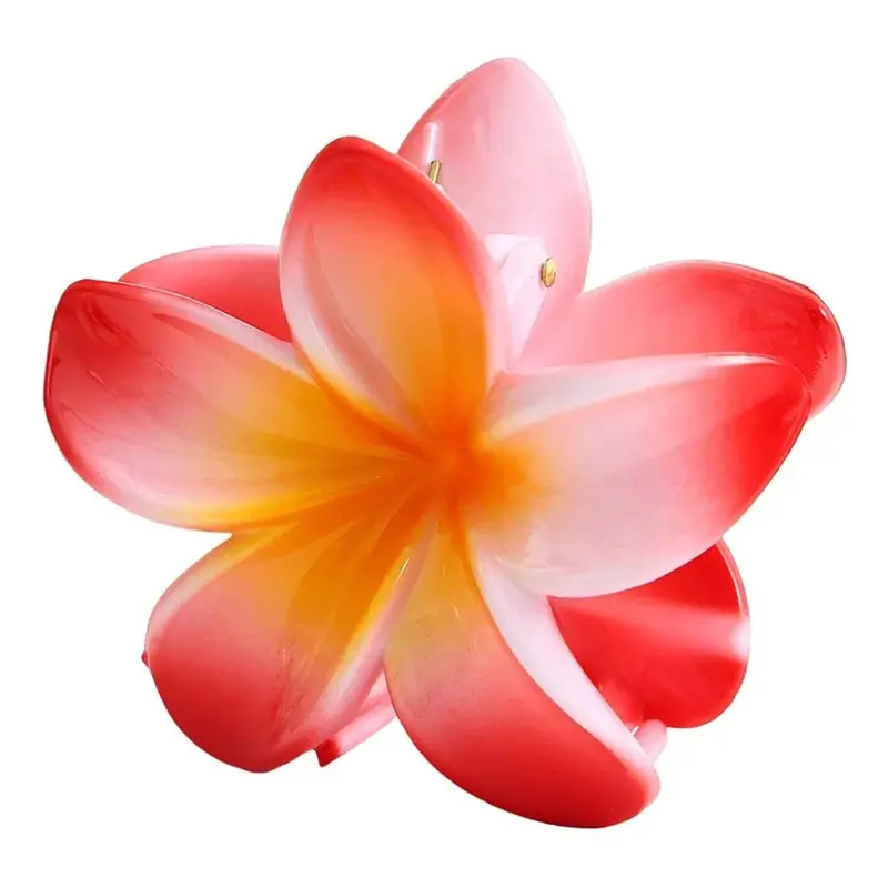 Hawaiian Floral Jaw Clip – Lightweight Hair Accessory 1