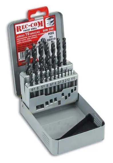 Hss Drill Bit Set – Din 338 Standard, 1–10 Mm Diameter In 0.5 Mm Increments 1