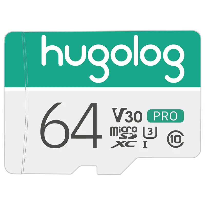 Hugolog 64Gb High-Speed Microsd Card – Class 10, Uhs-I For Security Cameras 1