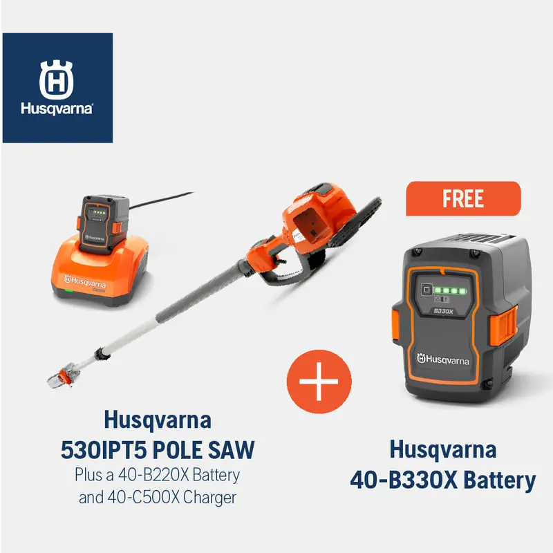 Husqvarna 530Ipt5 Telescopic Pole Saw Kit – Cordless, Adjustable Length 1