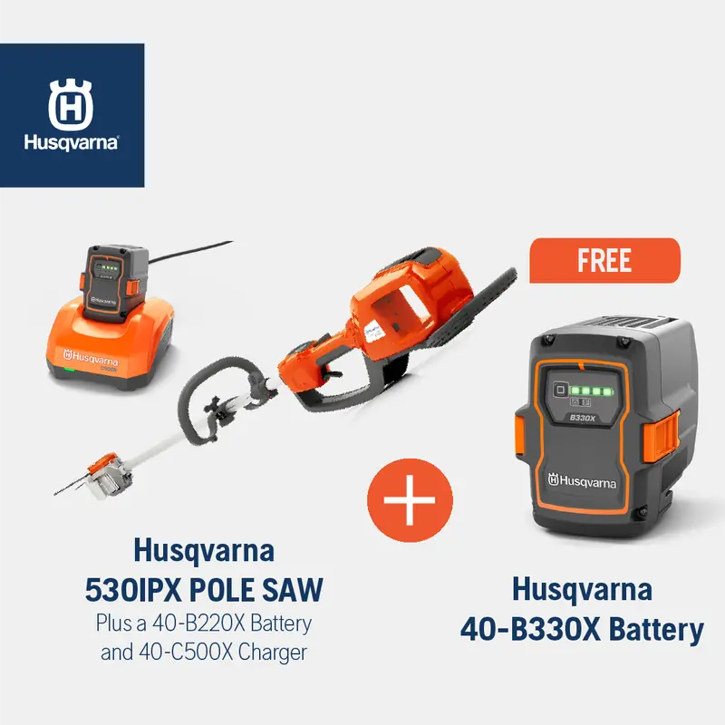 Husqvarna 530Ipx Cordless Pole Saw With Battery Kit 1