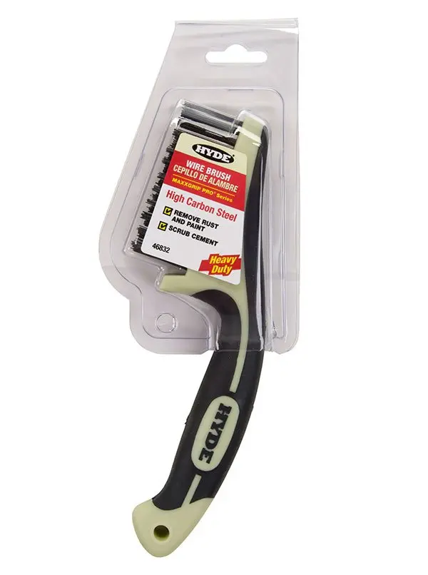 Hyde Tools 46832 Maxxgrip Pro® High-Carbon Steel 8.75-Inch Wire Brush 1