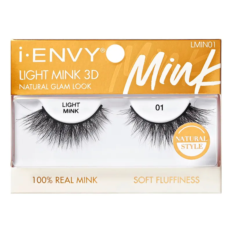 Ienvy Light Mink 3D Eyelashes – Natural Glam Fluffy Lash Extensions 1