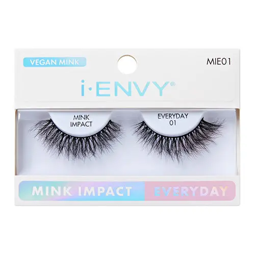 Ienvy Mink Everyday False Eyelashes – Lightweight Impact Style 1