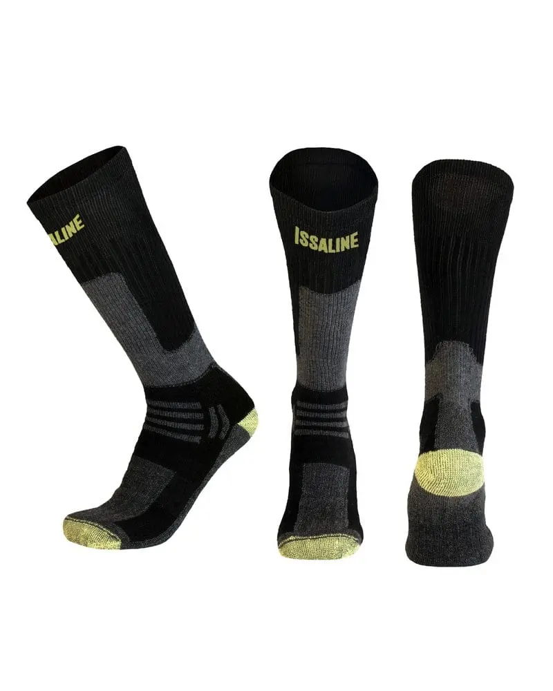 Issaline Kv 01Cokvl Long-Cut Work Socks – 3-Pack Premium Cotton Blend 1