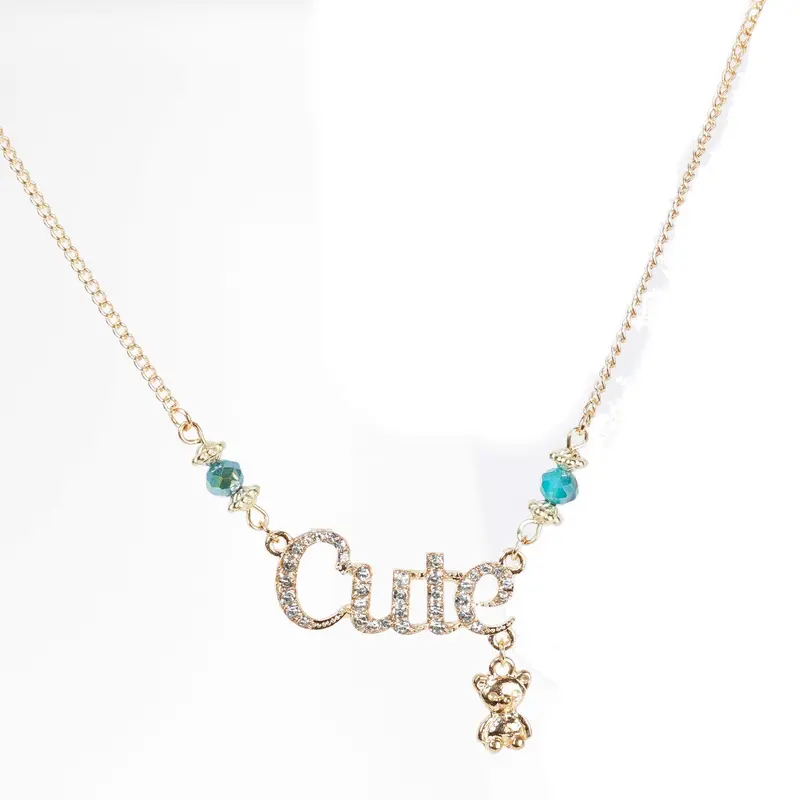 Jewelry Factory Adorable Pendant Necklace – Playful Everyday Style 1