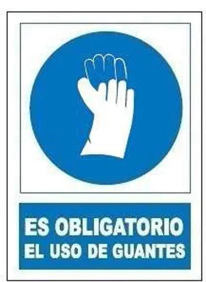 Jg Mandatory Hand Protection Sign – So802, Iso 7010-Compliant Safety Instruction Graphic 1