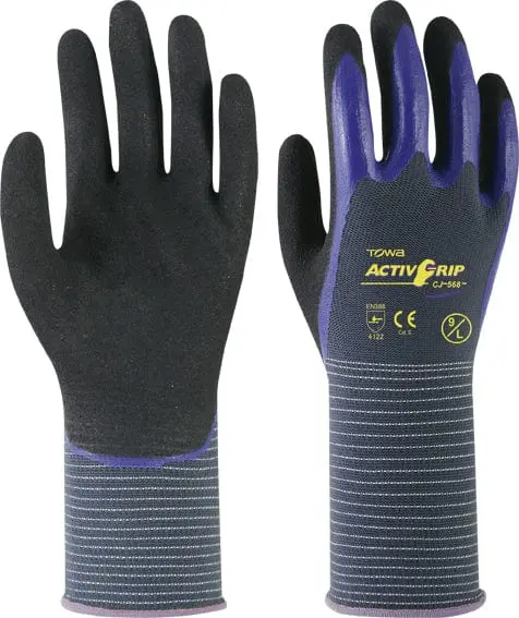 Juba Cj568 Activgrip Work Gloves – 6-Pair Pack (324 G Total Weight) 1