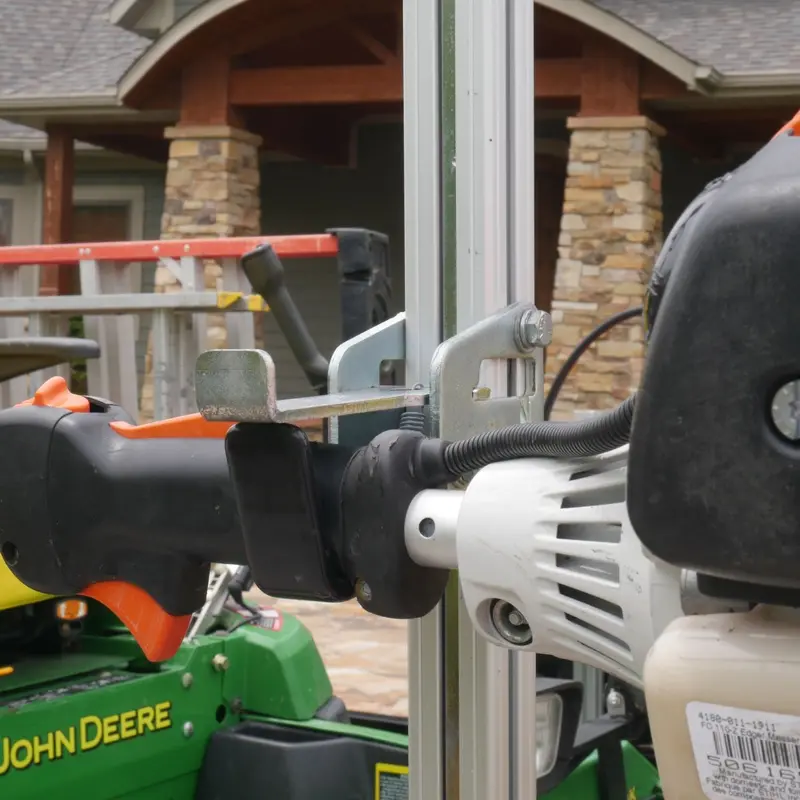 Multi-Use Stick Tool Rack: Trimmers, Edgers & Hedge Trimmers 1