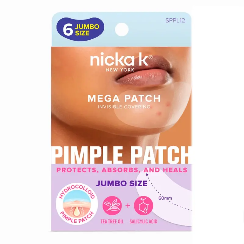 Nicka K Nyc Mega Pimple Patches – 6 Jumbo-Sized Acne Treatment Dots 1