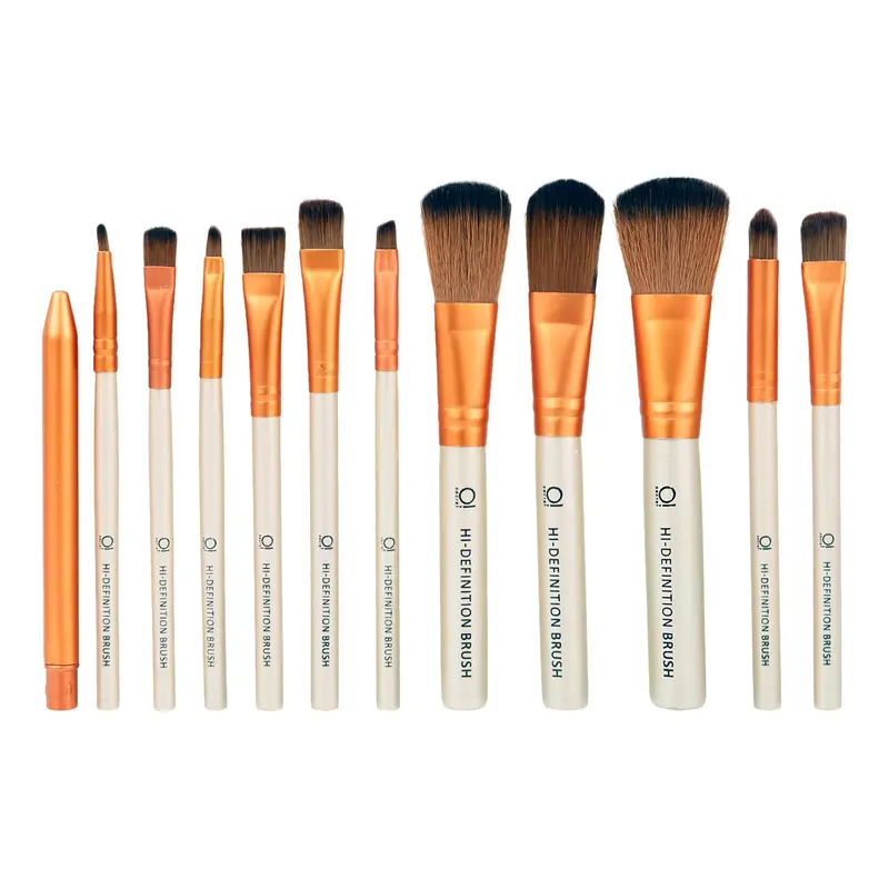 O! Secret 12-Piece Makeup Brush Set – Travel-Friendly Cosmetic Brush Collection 1