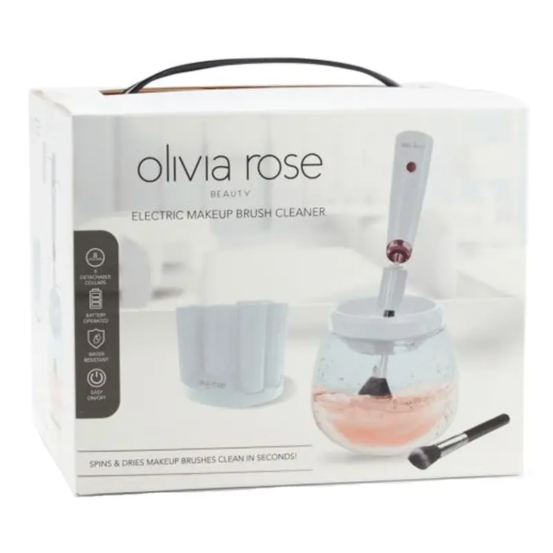 Olivia Rose Cordless Makeup Brush Cleaner – Portable, Rechargeable Brush Washer 1
