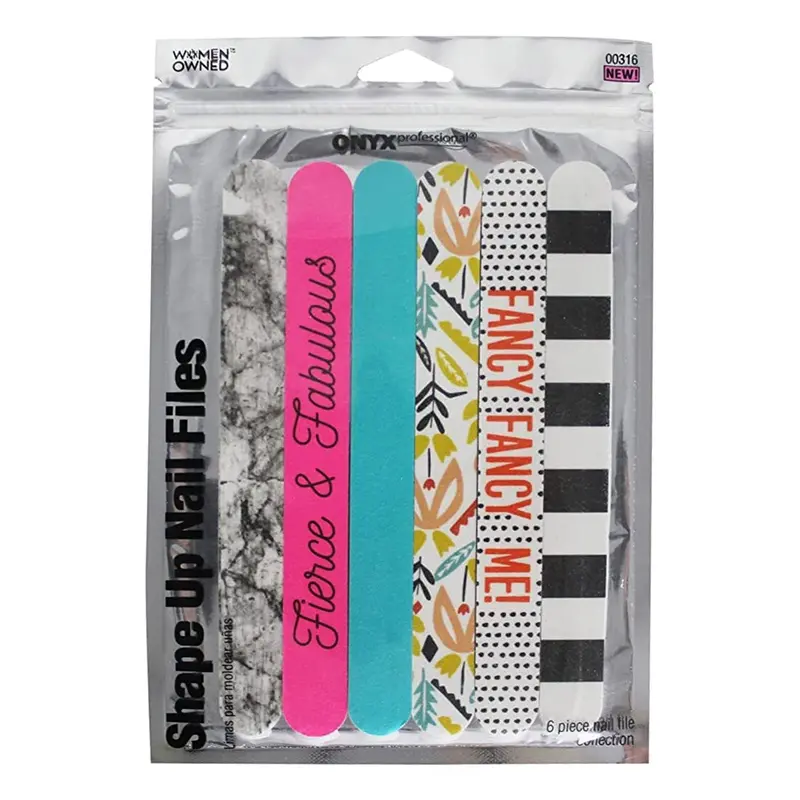 Onyx Shape-Up Nail File Set – 6-Piece Professional Kit 1