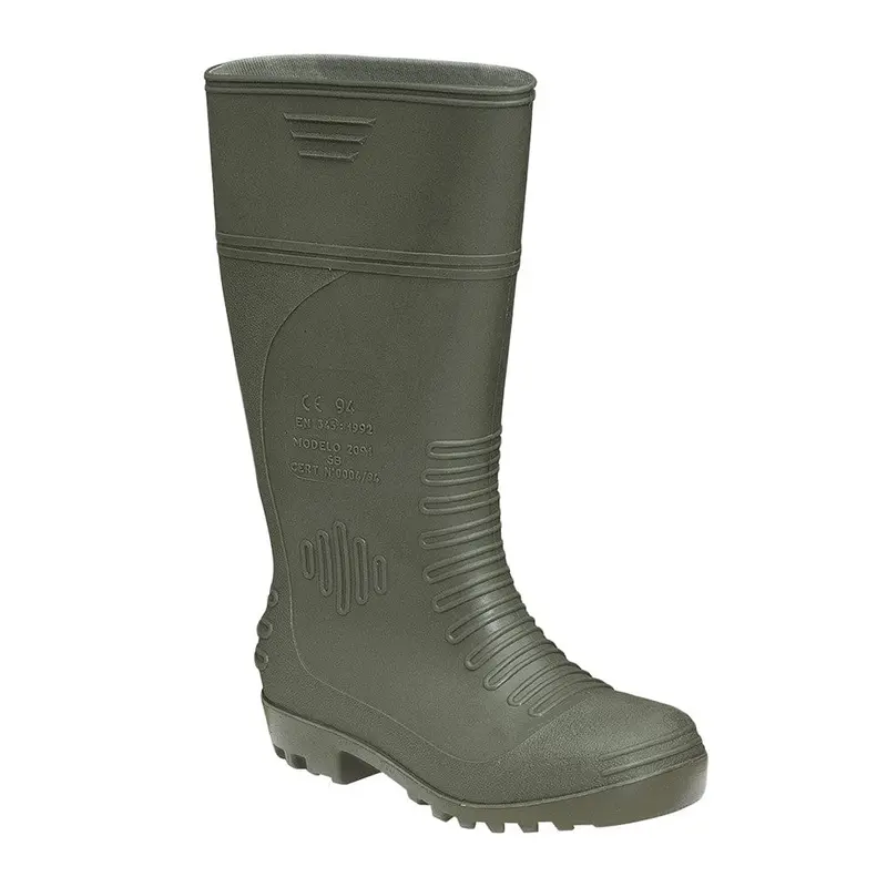 Panter 2091 Verde S5 High-Shaft Waterproof Safety Boots — Rubber/Pvc Construction, Slip & Chemical Resistant | En Iso 20345 S5 Ci Sra 1