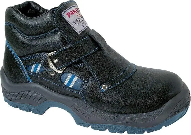 Panter Fragua Plus S3 Welding Boots With Buckle Closure — Spark-Resistant, Safety-Toe Compliant | En Iso 20345 1