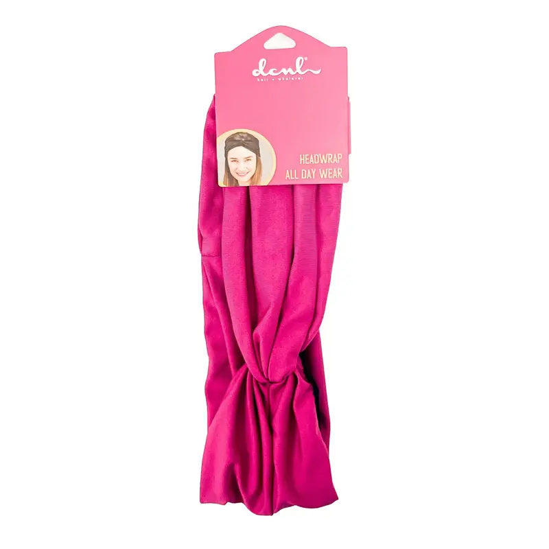 Pink Elastic Headwrap – Soft All-Day Wear Hair Band 1