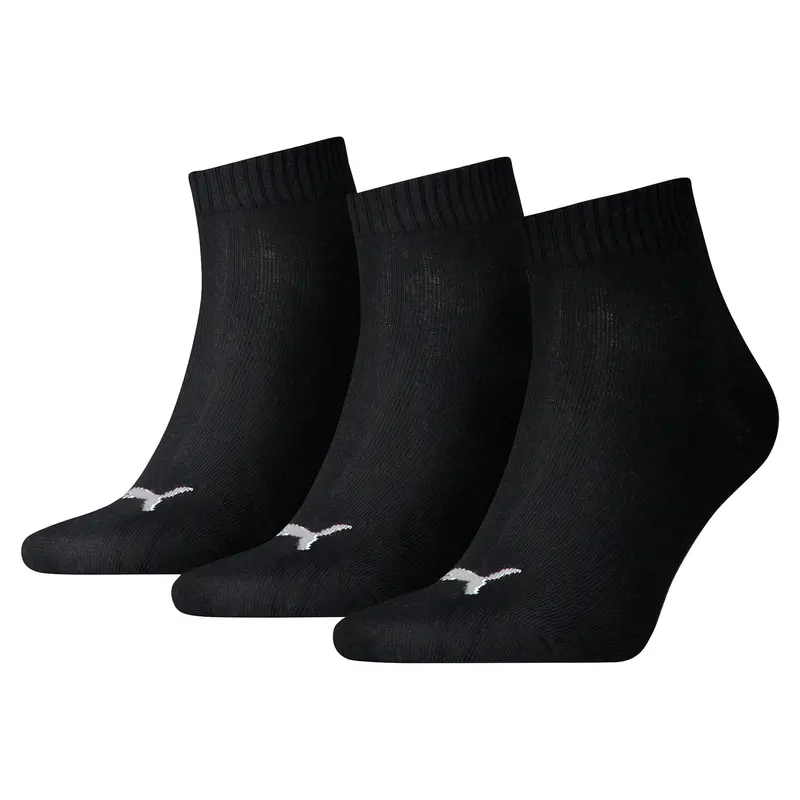 Puma Quarter-Length Athletic Socks – 3-Pair Pack 1