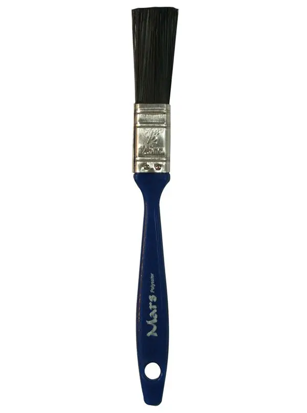 Richard Utility Mars 1/2-Inch Straight Paint Brush – Durable Polyester Bristles, Blue Plastic Handle 1