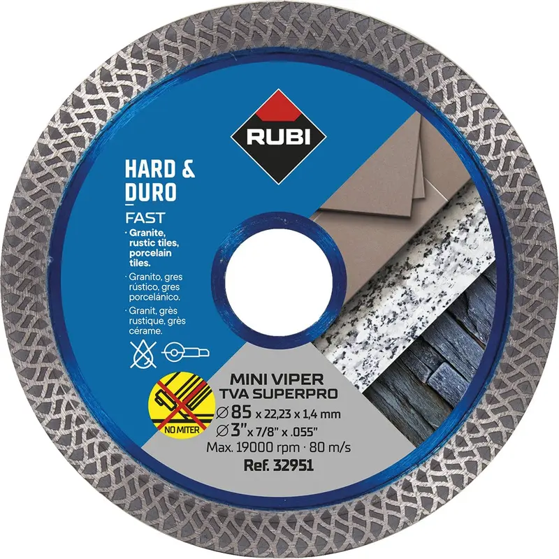 Rubi Mini Viper Tva Superpro Diamond Blade 1
