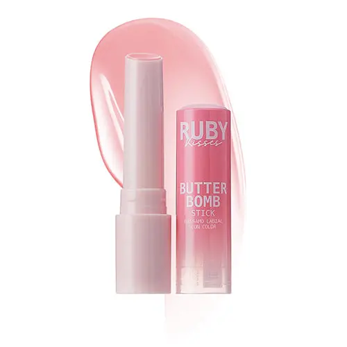 Ruby Kisses Butter Bomb Lip Balm & Tint – Nourishing Dual-Action Formula 1