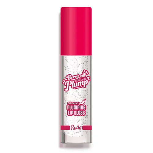 Rude Berry Plump Gloss – Hyaluronic Acid–Infused Shine, 0.41 Oz (4 G) 1