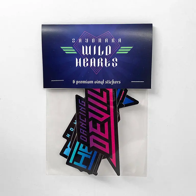 Sayonara Wild Hearts Premium Sticker Collection 1