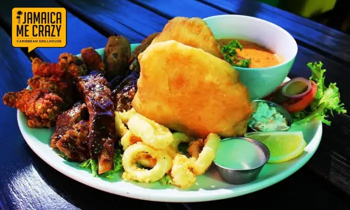 Shared Caribbean Platter At Jamaica Me Crazy Restaurant 1