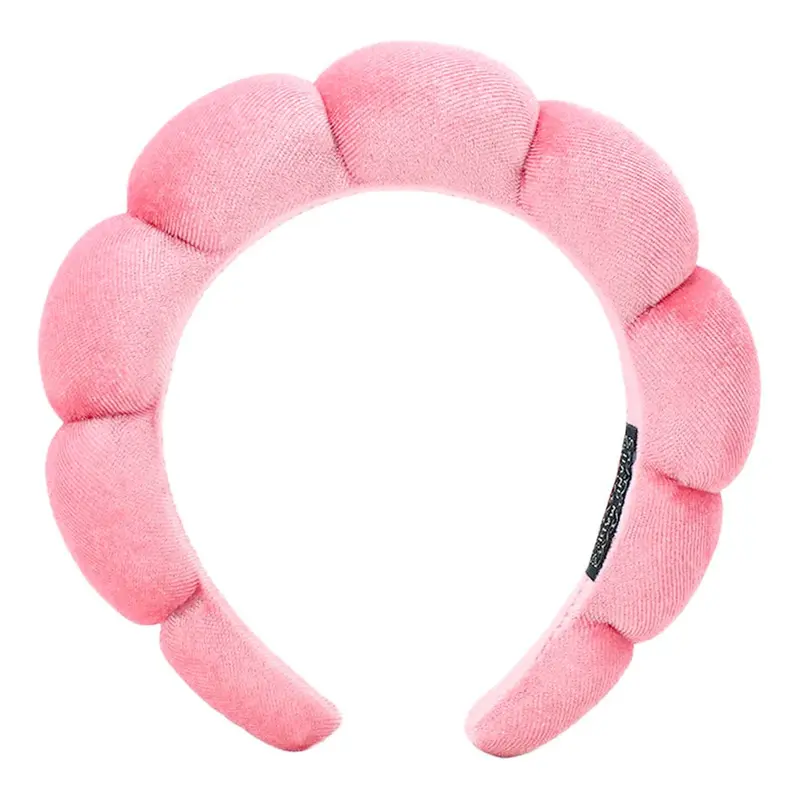 Sponge Bubble Spa Headband – Soft, Absorbent Hair Accessory 1